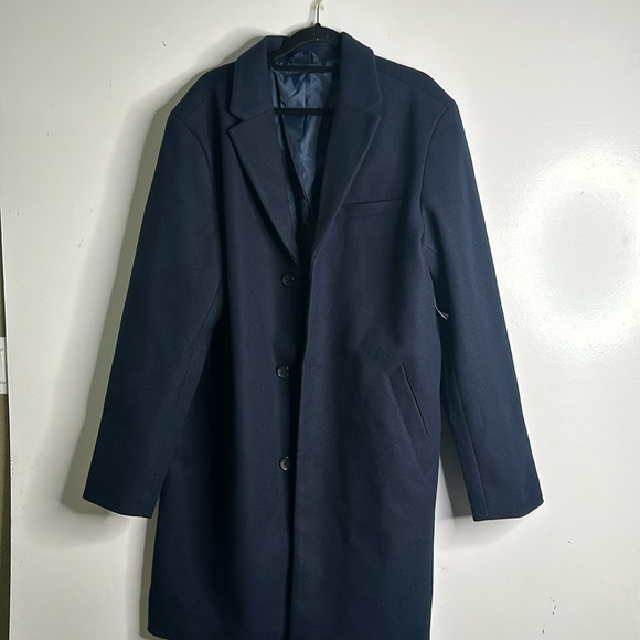 Old navy navy blue coat size XlArge tall new outerwear warm classic - Picture 4 of 10